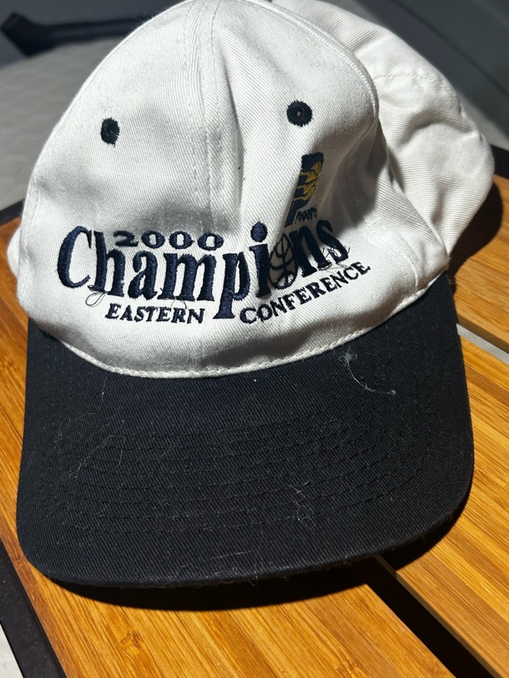 2000 Eastern Conference Champions Indiana pacers Snapback hat NBA vintage